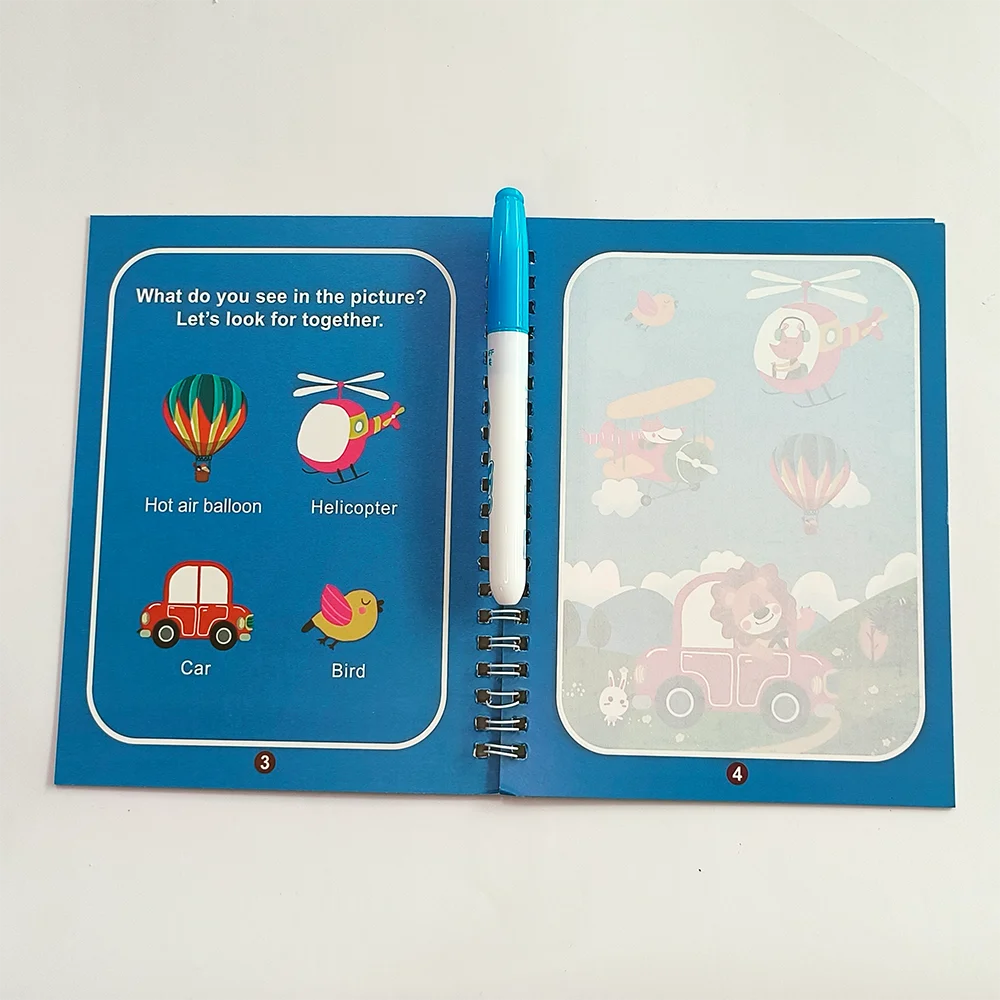 Pack 6 Livres à l’Eau – Coloriage Magique, Zéro Tache !