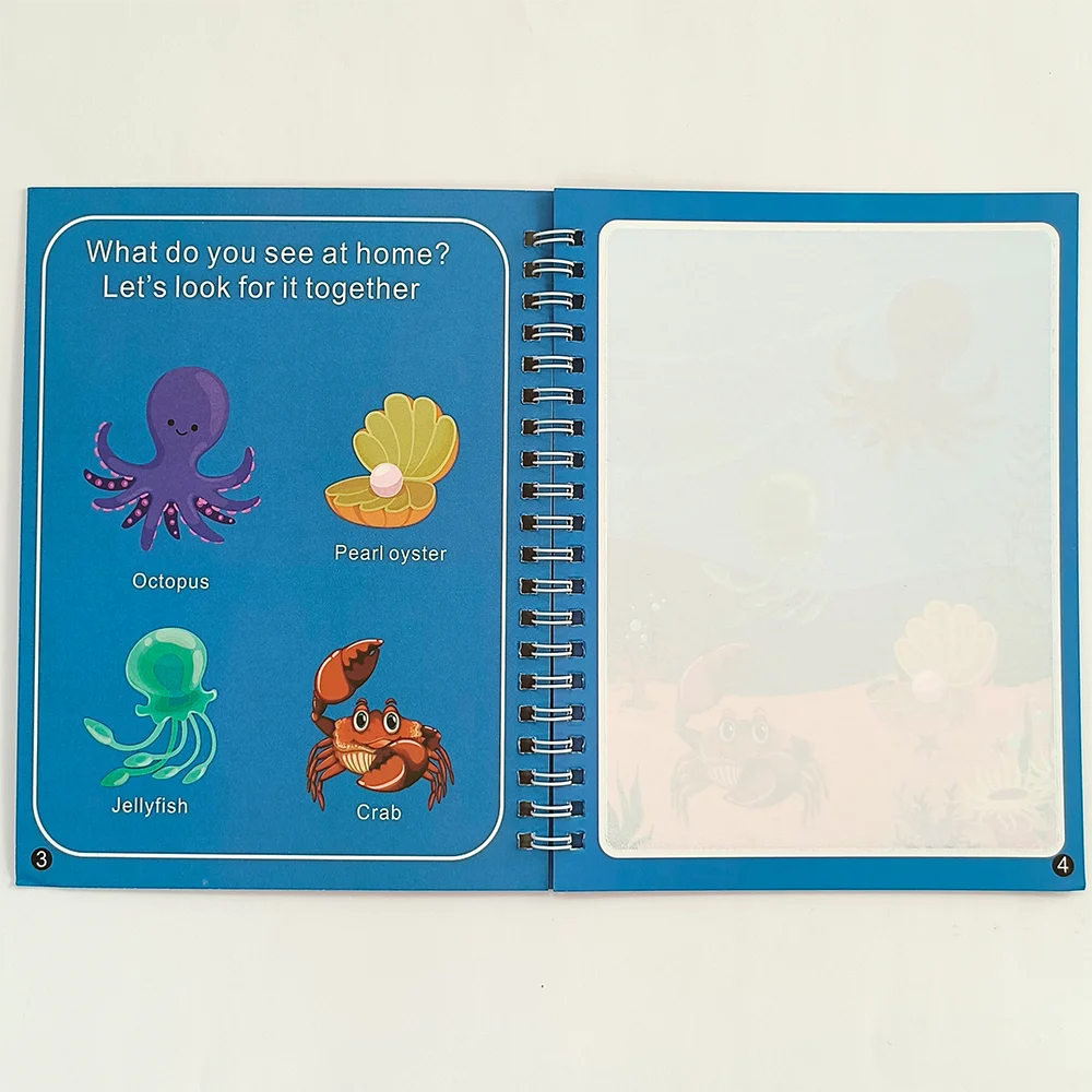 Pack 6 Livres à l’Eau – Coloriage Magique, Zéro Tache !