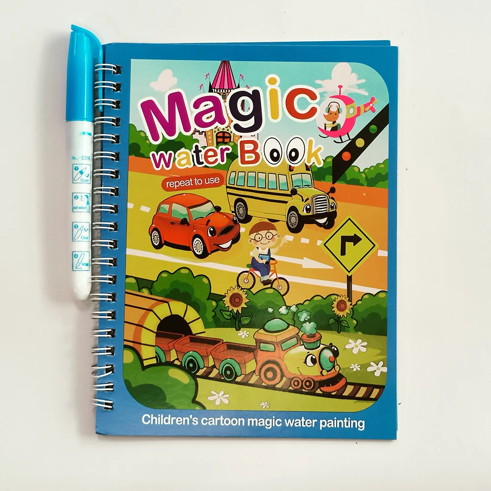 Pack 6 Livres à l’Eau – Coloriage Magique, Zéro Tache !