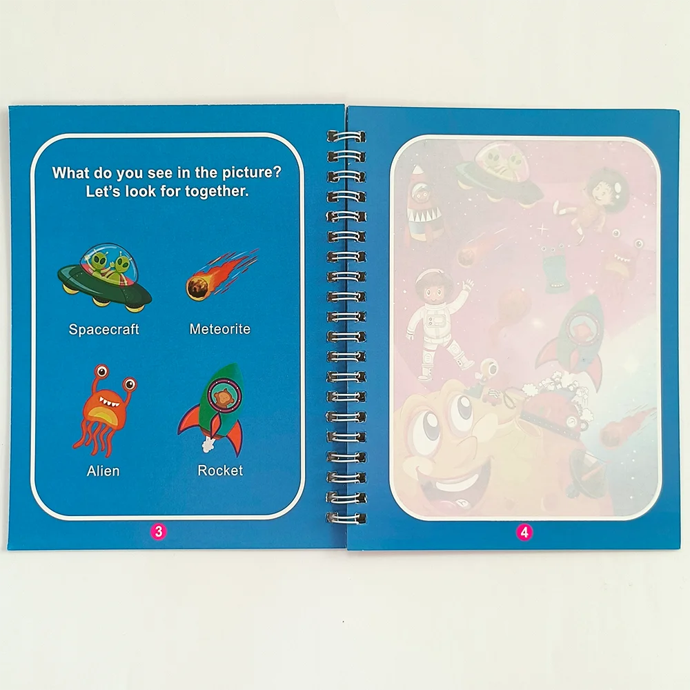 Pack 6 Livres à l’Eau – Coloriage Magique, Zéro Tache !