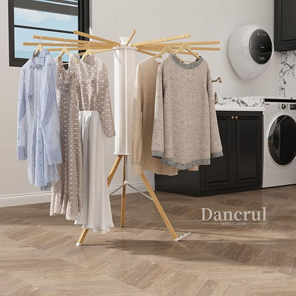 Support de Séchage de Linge en Forme de Poulpe – 12 Tiges