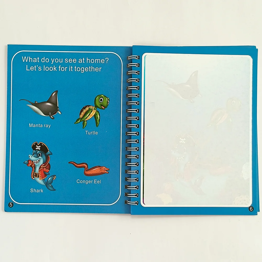 Pack 6 Livres à l’Eau – Coloriage Magique, Zéro Tache !